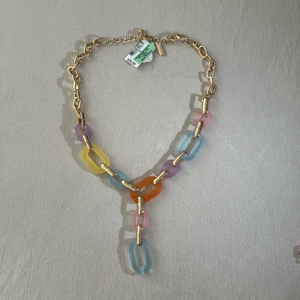 Women’s MuLTiCoLOr Chain Link Necklace